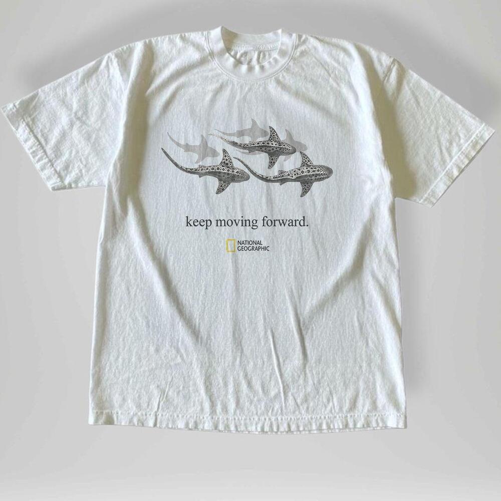 Style Shark Keep Moving Inspirational Quote T-Shirt